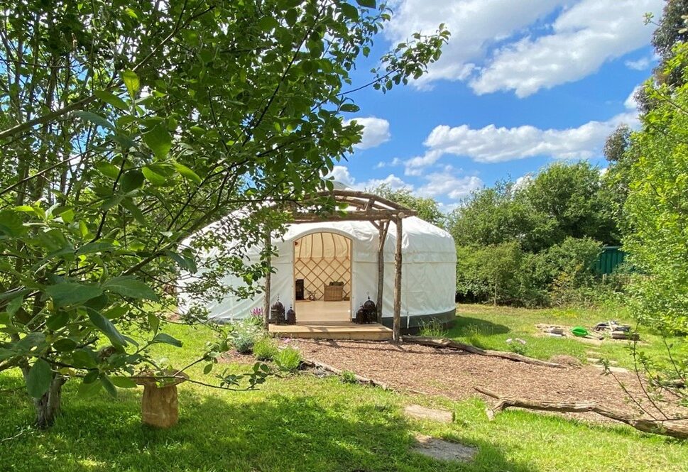 Home Farm Yoga Tent, Elstree, Hertfordshire
